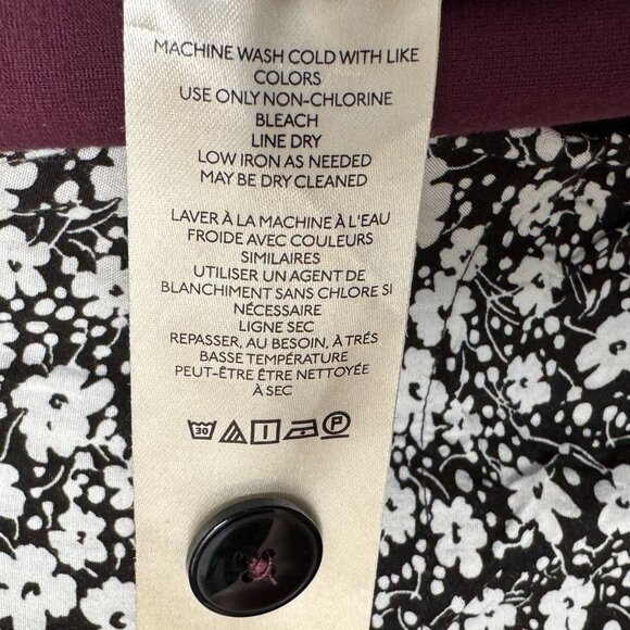 Anthropologie The Naomi Plum Ponte Knit High Rise Wide-Leg Flare Pants Size 14 - Picture 10 of 11